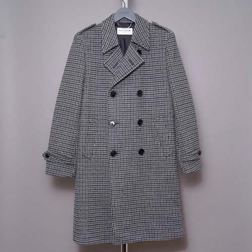 SAINT LAURENT (YSL) Cappotto uomo SAINT LAURENT Paris UK42 EU52 trench Hedi Mac giacca ysl slp soprabito