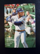 Gary Sheffield Milwaukee Brewers 1989 Rookies Superstars Two #2 Oddball