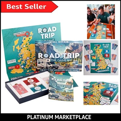 Family-Friendly Road Trip Board Game - Quick Setup, Hours of Fun (2-6 Players) - Image 1 of 4