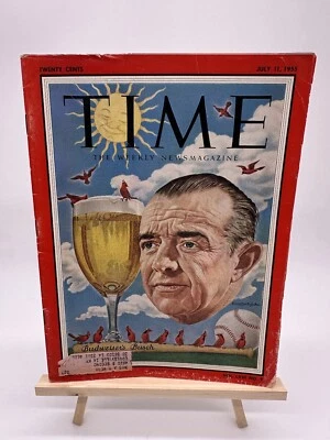 Time The Weekly News Magazine Budweiser's Busch Volume LXVI No 2 July 11 1955 - Image 1 of 4