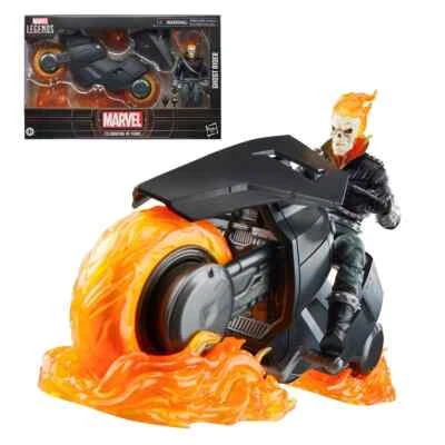 Figura Hasbro 6" Ghost Rider & Motorcycle 85 aniversario Marvel Legends 2024 Foto 1 de 4