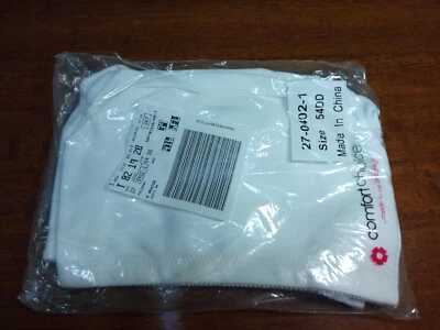 COMFORT CHOICE Bra Size 54DD #27-0402-1 Full Coverage White Cotton Back Hook NIP - Image 1 of 4