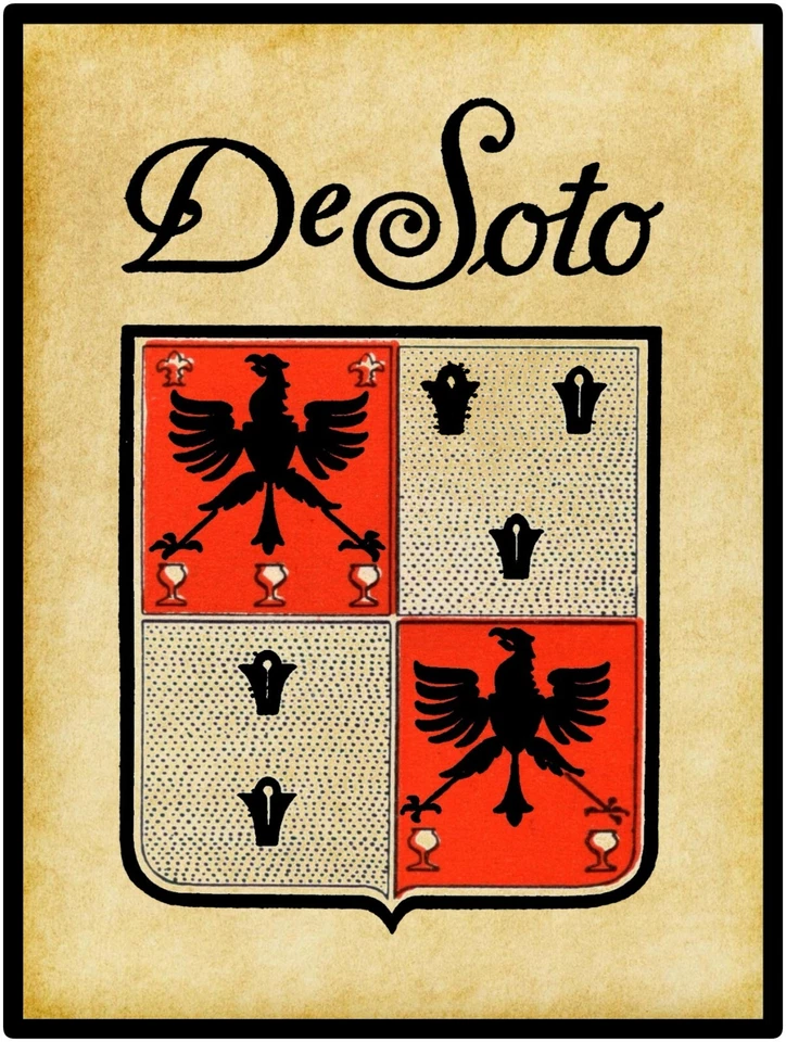 1928 Style DeSoto Automobiles Logo Metal Sign: 12x16" & Ships Free Foto 1 de 1