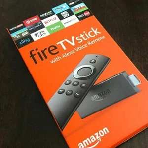 AMAZON FIRE TV STICK (2nd Generation) with Alexa Media Streamer - Black - Picture 1 of 5