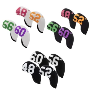 4Pcs Neoprene Golf Head Covers Golf Wedge Covers with Number for Golf Club Head - Picture 1 of 11
