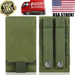 Universal Army Tactical Holster Molle Waist Belt Pack Bag Cell Phone Pouch Case - Picture 1 of 12