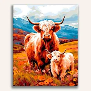 Highland Companions Large Sized Premium Photo Print 11"x14" Wall Art - Imagen 1 de 1