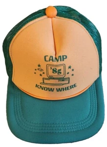 NEW Stranger Things Camp ’85 Know Where Hat Dustin’s HAT Cap Truckers SnapBack - Picture 1 of 5
