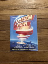 1984 Freedom Bowl Football Game Magazine Iowa Hawkeyes Texas Longhorns