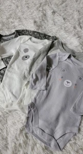 Baby One Piece Romper Bodysuit Long Sleeve Brand New 4Pack - Picture 1 of 7