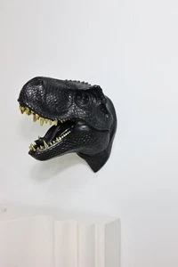 Dinosaur Head Wall Mount Art Wall Hanging Ornament Indoor/Outdoor Decor - Picture 1 of 22