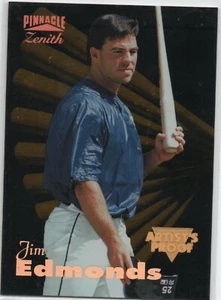 1996 Pinnacle Zenith Artist's Proofs Jim Edmonds #26 CALIFORNIA ANGELS - Picture 1 of 2