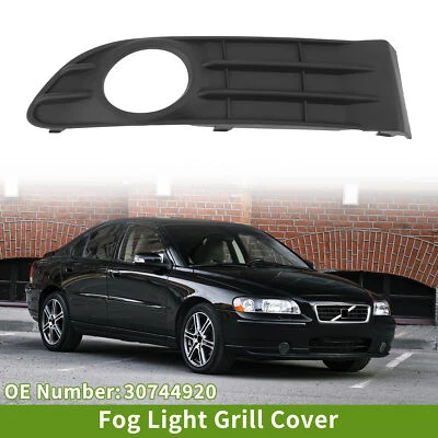 1 Pc Car Front Right Fog Light Grill for Volvo S40 2007-2012 No.30744920 Black Foto 1 de 4