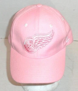 Cappello Vintage Zephyr Detroit Red Wings Unisex Adulto Snapback Regolabile Rosa LEGGI - Foto 1 di 8