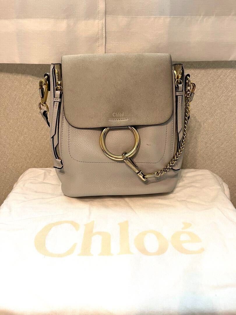 Chloé Faye Backpack Bags & Handbags for Women for sale - eBay Chloé Faye Backpack Bags & Handbags for Women for sale - eBay