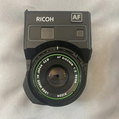 Lente de montaje Ricoh Rikenon 50 mm f/2 AF - K con estuche de cuero incluye manual C1002 Foto 1 de 4