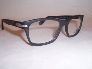NEW PERSOL EYEGLASSES 3012V 900 MATTE BLACK 54mm RX AUTHENTIC 3012 - Picture 1 of 7