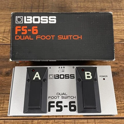 Boss FS-6 Dual Foot Switch Controller Guitar Bass Keyboard Effect Pedal Used - Image 1 of 4