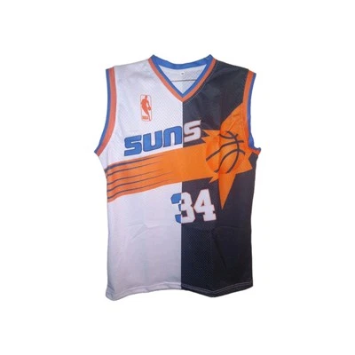 JERSEY NEGRO PARTIDO CHARLES BARKLEY SUNS PERSONALIZADO TALLA MEDIANA COSIDO  Foto 1 de 4