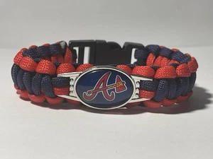 Atlanta Braves MLB Paracord Bracelet NEW - Picture 1 of 2