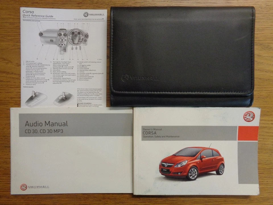 Vauxhall Corsa Owners Handbook/Manual and Wallet 06-10 - Image 1 of 1