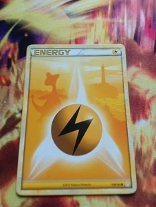Pokémon TCG Ampharos Lightning Energy 118/123 HGSS HeartGold SoulSilver Base Set - Picture 1 of 7
