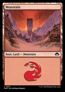 [MTG] Mountain (0317) (MH3) NM - Picture 1 of 1