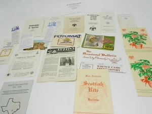 Lot of Scottish Rite Masonic Pictures Certificate Membership Flyer 1960's-90's - Picture 1 of 9