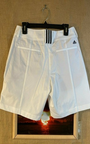 adidas Climacool donna elasticizzato bianco piatto davanti tinta unita corto taglia 8