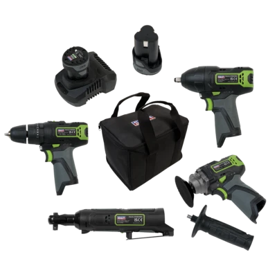 Sealey SV108 Series 4 x 10.8V Cordless Combo Kit - 2x 2Ah Batteries CP108VCOMBO1 - Image 1 of 4