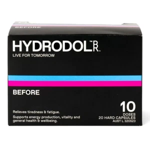 Hydrodol Before 10 Doses (20 Caps) Hangovers Tiredness Fatigue Relief BioRevive - Picture 1 of 1