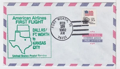 TurtlesTradingPost- Dallas Ft Worth, TX 1982  First Flight to Kansas City, MO - Image 1 of 2