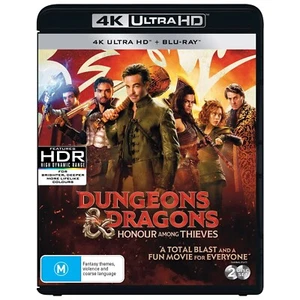Dungeons and Dragons - Honor Among Thieves (4K UHD/Blu-Ray) New & Sealed - Reg B - Picture 1 of 1
