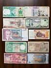 World Paper Money Mix of 10 Diverse Foreign Cash Banknotes Currency Lots