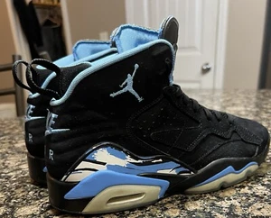 NIKE - Jordan 6 MVP Size 9.5 Black/University Blue-White Carolina Jumpman - Picture 1 of 9