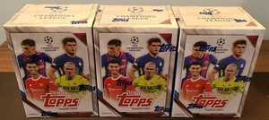 ONE (1) 2021-22 TOPPS UEFA CHAMPIONS LEAGUE SEALED BLASTER BOX! IN HAND! WOW! - Picture 1 of 3