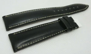 Neu Ulysse Nardin schwarzes Lederarmband 19 mm Original-Zubehör-Hersteller - Bild 1 von 5