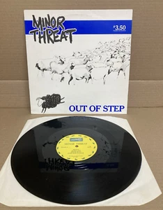 Minor Threat "Out Of Step" 1983 Dischord Records 12" Vinyl Blue Strip Ian D.C. - Picture 1 of 12