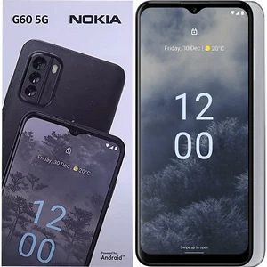 Nokia G60 5G Ice 128GB ROM + 4GB RAM Dual-SIM Factory Unlocked GSM NEW - Picture 1 of 1