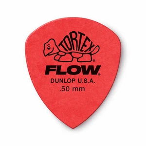 Empuñadura estándar Jim Dunlop Tortex Flow 0,50 mm púas rojas - (bolsa de 12 selecciones) - Imagen 1 de 3