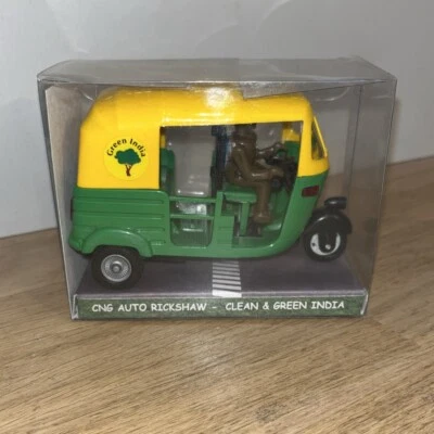 Voiture Miniature De Collection Indian Auto Rickshaw Tempo Tuk Tuk Taxi Cng - Photo 1/4