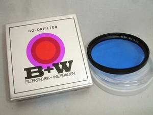B+W 52mm KB12 Blue Color Conversion Filter 80A 2x52E - Picture 1 of 5