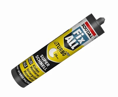 Soudal Fix All Turbo 430g Konstruktionskleber Universalkleber SMX Polymer weiss - Bild 1 von 4