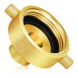 Fire Hydrant Adapter Fire Hose Adapter 1-1/2" NST/NH Female x 3/4" GHT Male B... - Picture 1 of 8