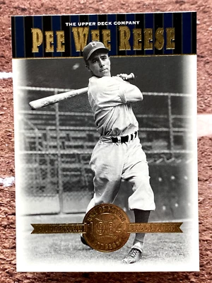 2001 Upper Deck Hall of Famers Pee Wee Reese #15 - Image 1 of 2