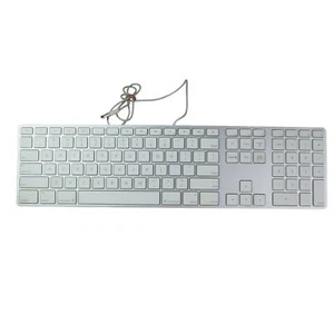 Apple A1243 Apple Wired Keyboard Computer Keyboard Silver Very Good Tested EUC - Bild 1 von 5