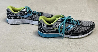 Saucony Guide 9 Sneakers Running Shoes Women's Size 10 Blue Gray S10295-1 - Image 1 of 4