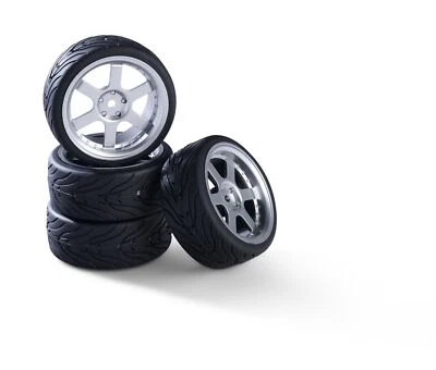 CARSON RADSATZ "6 Sp." SILBER MAßSTAB 1:10 26MM FÜR TAMIYA TT01 TT02 # 500900192 - Bild 1 von 4