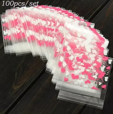 Mini bolsa de plástico para fiesta para boda paquete de dulces de galletas Opp autoadhesivo Foto 1 de 4