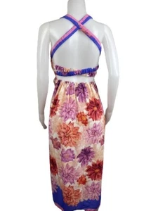 F. Yumi Kim Kleid Blumen XS ärmellos eckiger Ausschnitt Tasche hinten offen - Bild 1 von 9